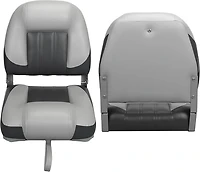Leader Accessories Folding Low Back Boat Seats 2-Pack