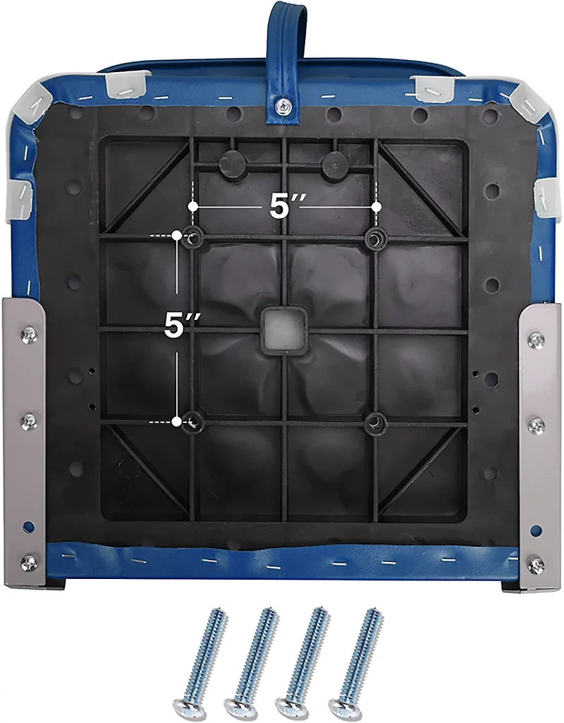 Leader Accessories Low Back Fold-Down Fishing Boat Seat