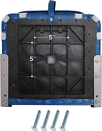 Leader Accessories Low Back Fold-Down Fishing Boat Seat