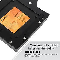 Leader Accessories Quick Disconnect Boat Seat Mounts with Swivels 2-Pack