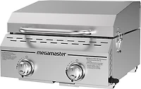 Megamaster 2-Burner Stainless Steel Portable Propane Gas Grill