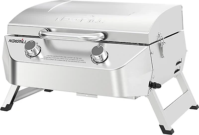 Nexgrill Stainless Steel 2-Burner Portable Gas Grill