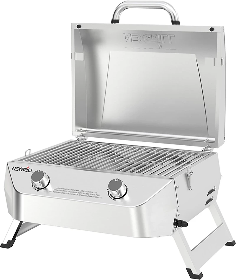 Nexgrill Stainless Steel 2-Burner Portable Gas Grill