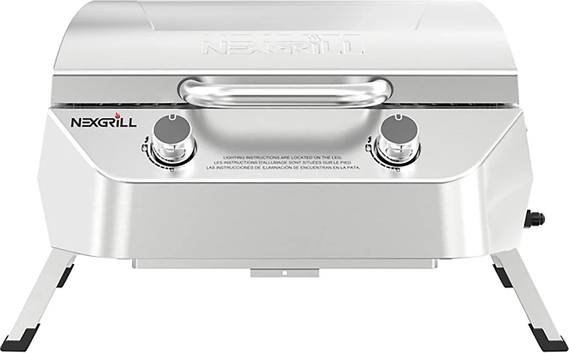 Nexgrill Stainless Steel 2-Burner Portable Gas Grill