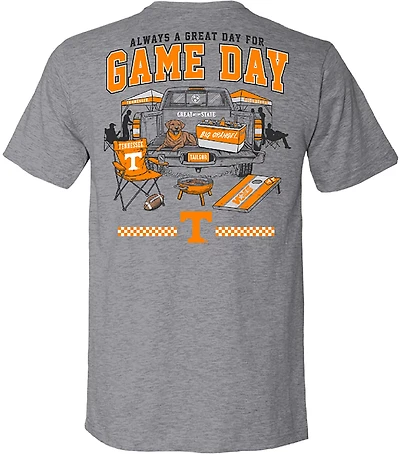 Great State Men's Tennessee Volunteers Tigers Game Day Tailgate Short Sleeve T-shirt