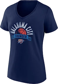 Fanatics Women's OKC Thunder Arched V-neck Tee