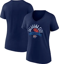 Fanatics Women's OKC Thunder Arched V-neck Tee