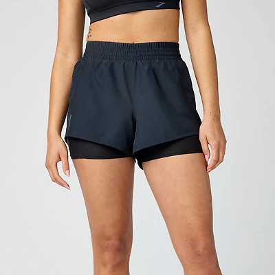 Brooks Women’s Dash 2-in-1 Shorts 3.5