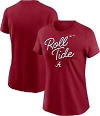 Nike Women's Alabama Script Over Logo T-shirt