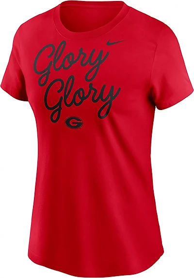 Nike Women's Georgia Script Over Logo T-shirt