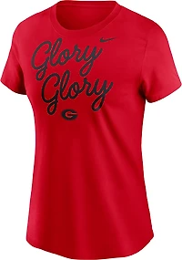Nike Women's Georgia Script Over Logo T-shirt