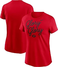 Nike Women's Georgia Script Over Logo T-shirt