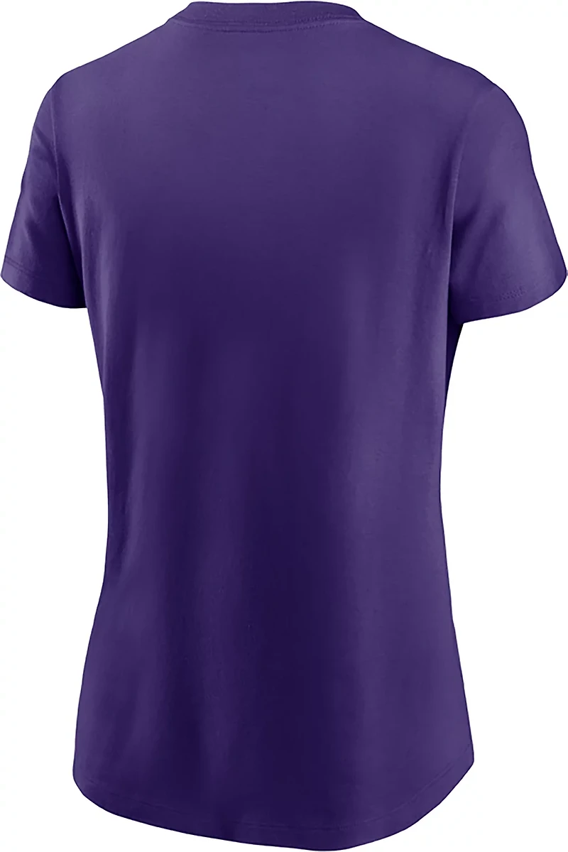 Nike Women's LSU Script Over Logo T-shirt
