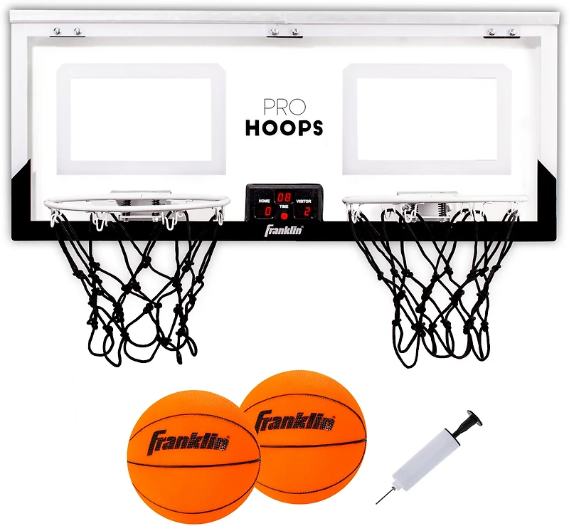 Franklin Dual Shot Pro Hoops LED Over-the-Door 2-Player Basketball Set