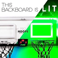 Franklin Dual Shot Pro Hoops LED Over-the-Door 2-Player Basketball Set