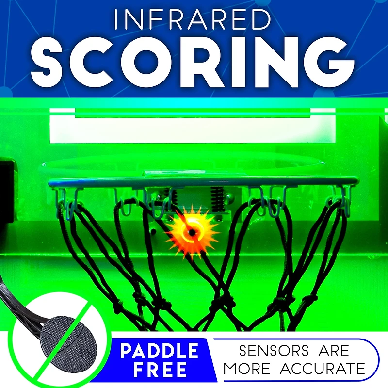 Franklin Dual Shot Pro Hoops LED Over-the-Door 2-Player Basketball Set