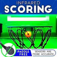 Franklin Dual Shot Pro Hoops LED Over-the-Door 2-Player Basketball Set