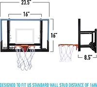 Franklin Wall-Mounted Pro Hoop XL Basketball Set