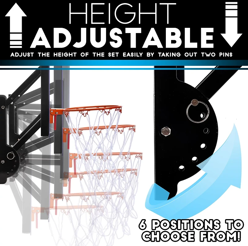 Franklin Wall-Mounted Pro Hoop XL Basketball Set