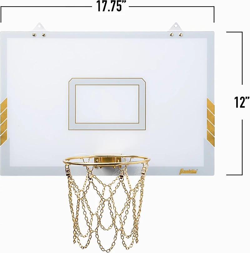 Franklin Modern Chrome Mini Basketball Hoop Set