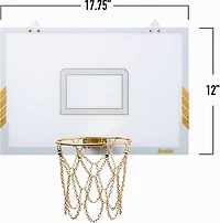 Franklin Modern Chrome Mini Basketball Hoop Set