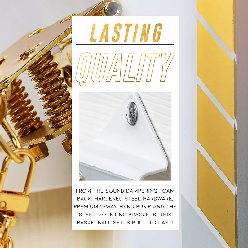 Franklin Modern Chrome Mini Basketball Hoop Set