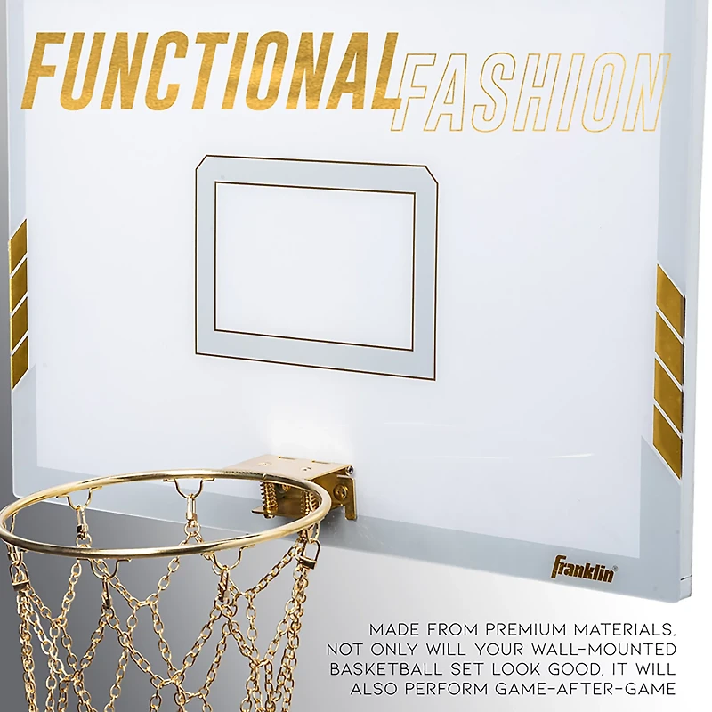 Franklin Modern Chrome Mini Basketball Hoop Set