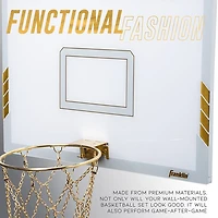 Franklin Modern Chrome Mini Basketball Hoop Set