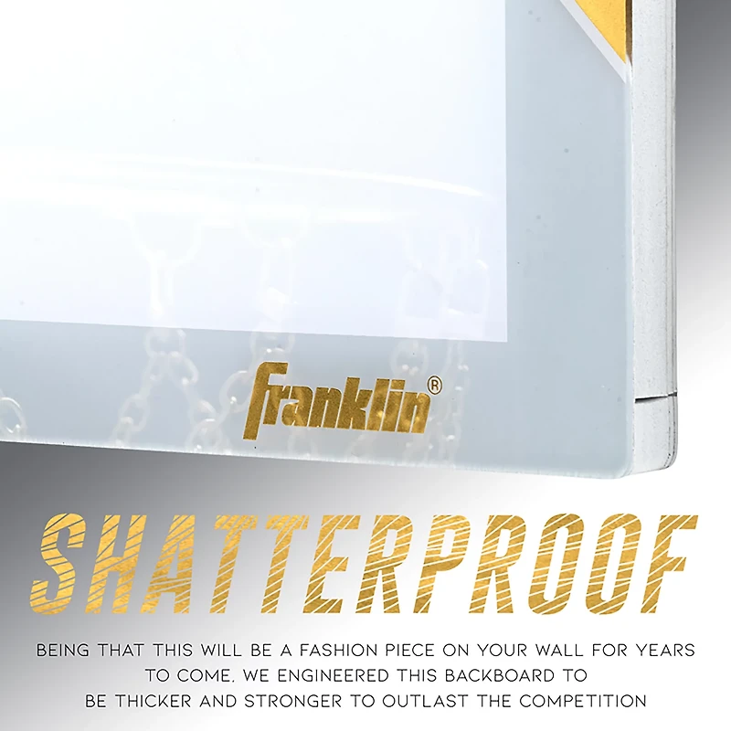 Franklin Modern Chrome Mini Basketball Hoop Set