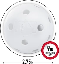 Franklin Sports Future Champs MLB Plastic Baseballs 8-Pack