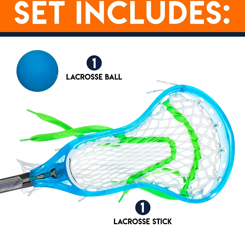 Franklin Kids' Mini Lacrosse Stick and Ball Set