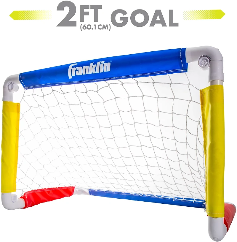 Franklin Kids' 24 in x 16 in x 16 in Soccer Goal with Ball and Pump