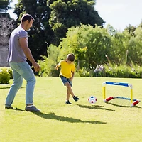 Franklin Kids' 24 in x 16 in x 16 in Soccer Goal with Ball and Pump