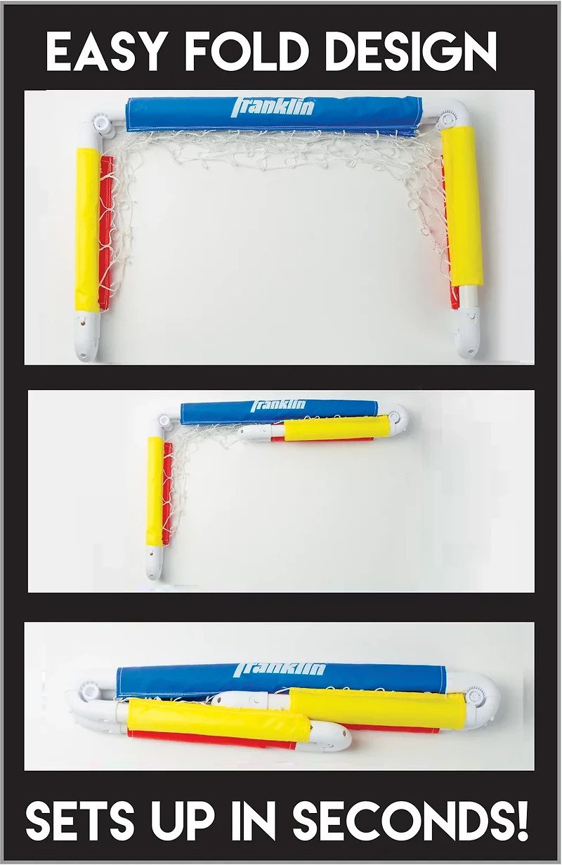 Franklin Kids' 24 in x 16 in x 16 in Soccer Goal with Ball and Pump