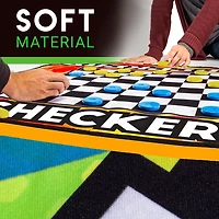 Franklin 2-in-1 Checkers and 4-in-a-Row Mat Table Game