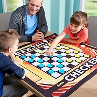 Franklin 2-in-1 Checkers and 4-in-a-Row Mat Table Game