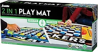 Franklin 2-in-1 Checkers and 4-in-a-Row Mat Table Game