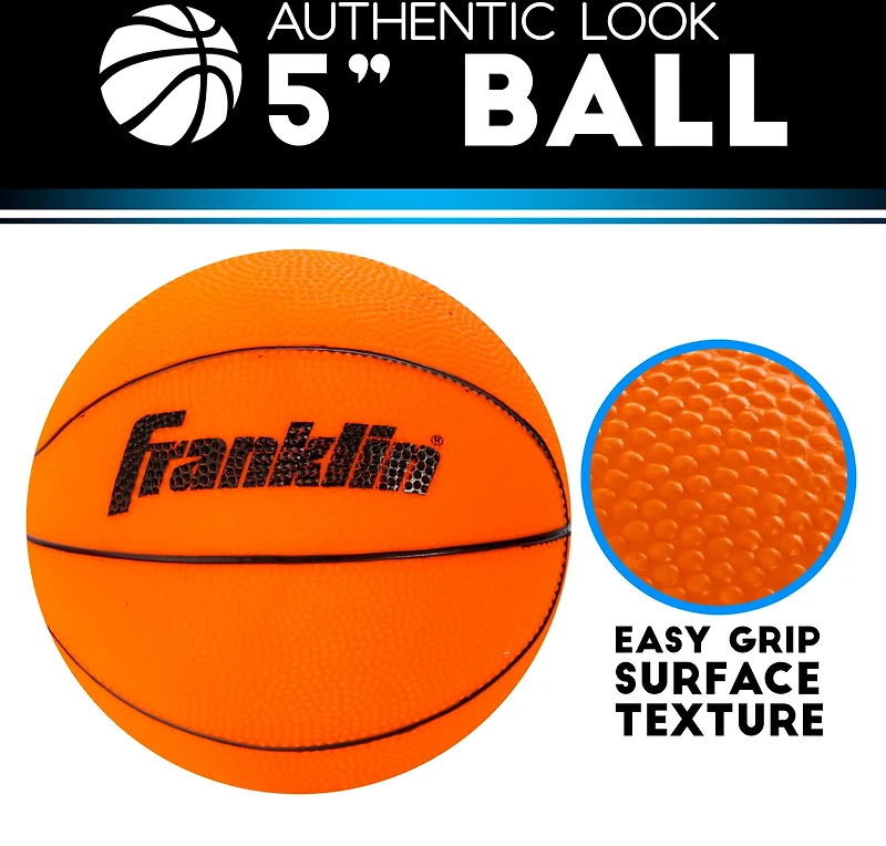 Franklin Pro Hoops Replacement 5 in PVC Basketballs 3-Pack