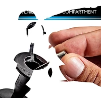 Franklin Pro Hoops Replacement 5 in PVC Basketballs 3-Pack