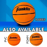 Franklin Pro Hoops Replacement 5 in Rubber Basketballs 3-Pack