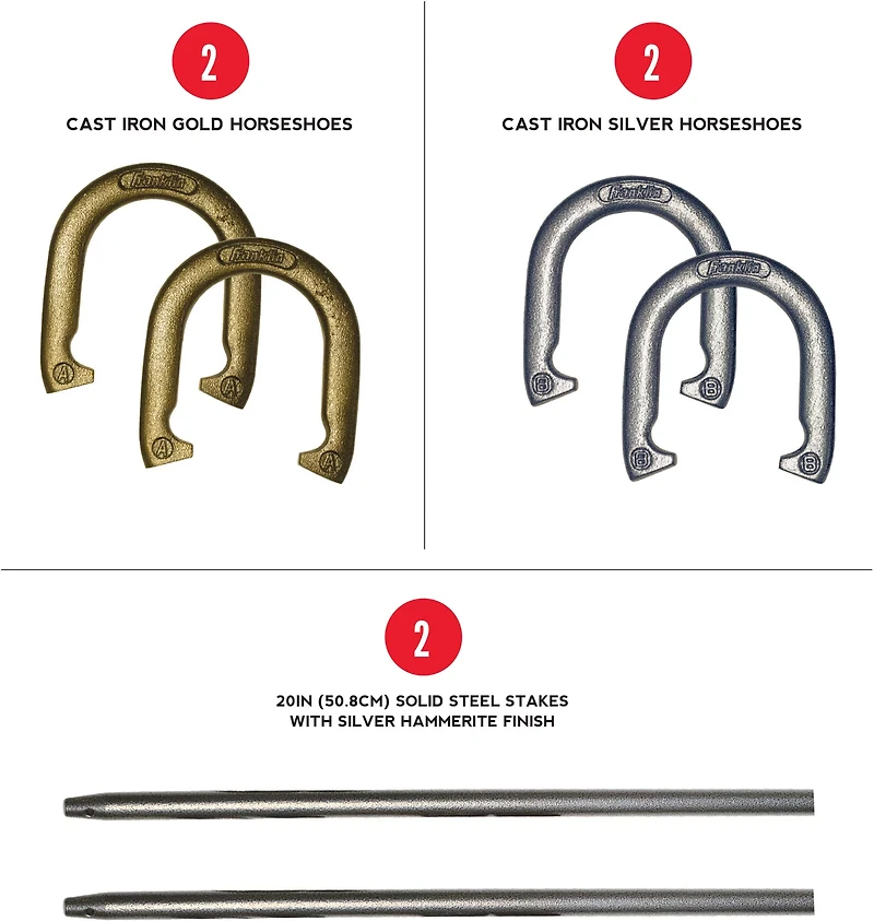 Franklin Recreational Horseshoe Game Set