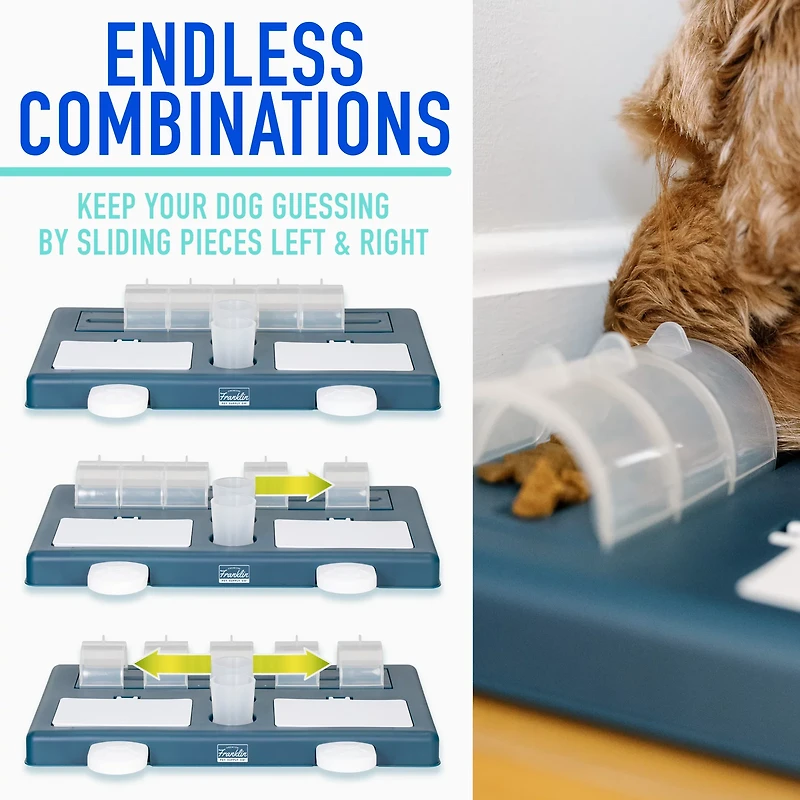 Franklin Pet Supply Ready Set Fetch Interactive Pet Puzzle Toy