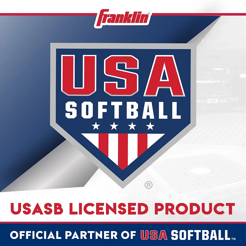 Franklin USA Foam Practice Softballs 4-Pack