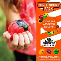 NERF Mini Foam Sports Ball Set