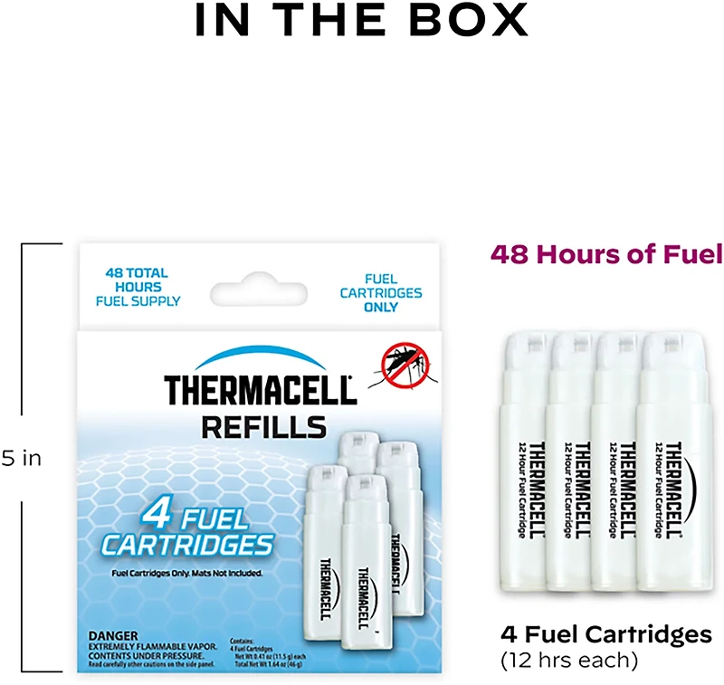 ThermaCELL Fuel Cartridge Refills 4-Pack