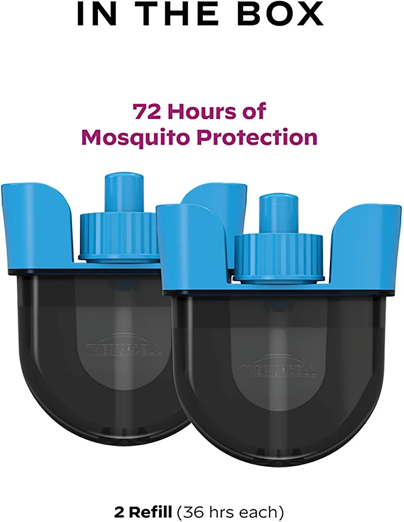 ThermaCELL Rechargeable Mosquito Repeller 36-Hour Refills 2-Pack