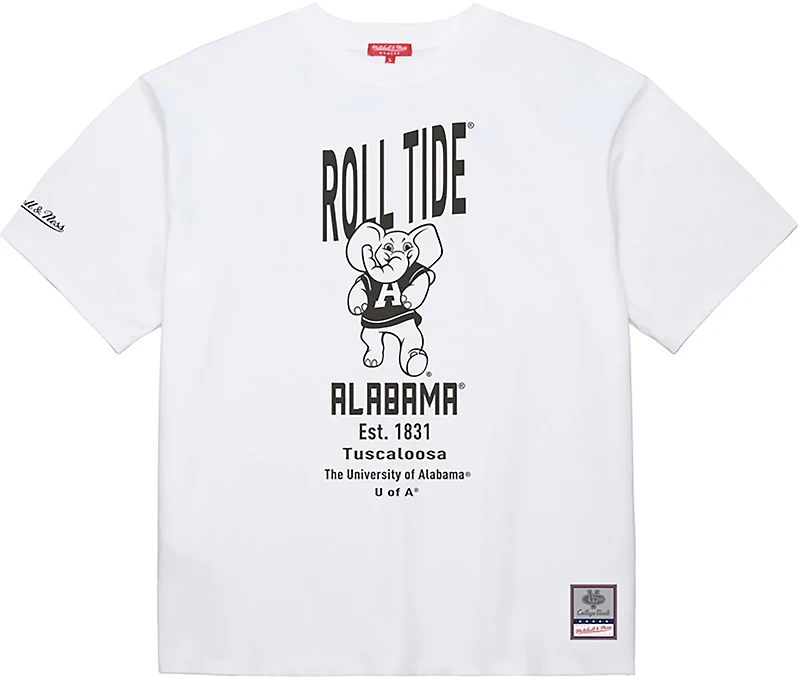 Mitchell & Ness Women's Alabama Crimson Tide Boyfriend Short Sleeve T-shirt