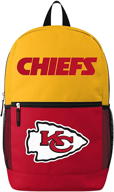 FOCO Kansas City Chiefs Big Logo Colorblock Backpack