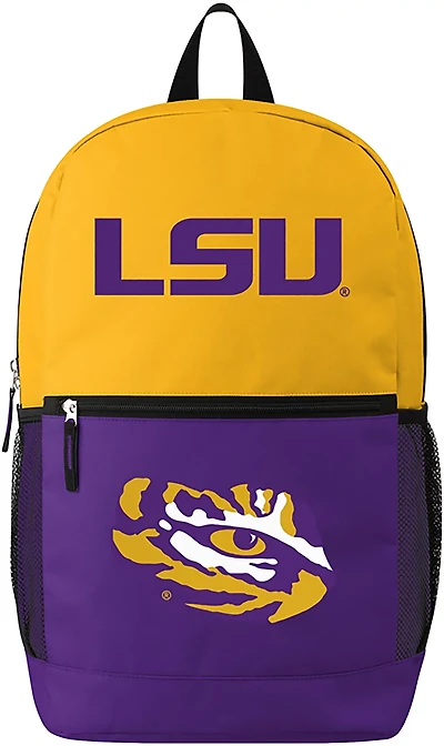 FOCO Louisiana State University Big Logo Colorblock Backpack