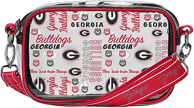 FOCO University of Georgia Paramour Printed Clear Camera Bag
